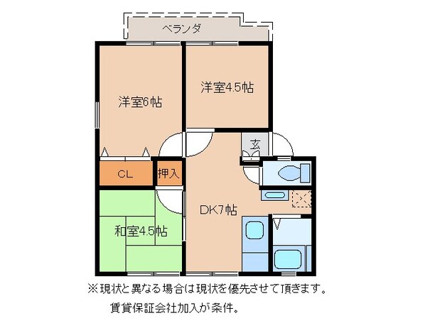 コーポ久松の物件間取画像